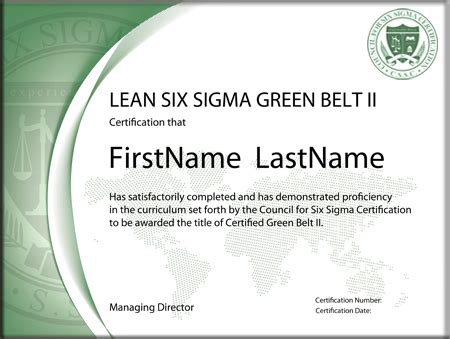 is the lss green belt certification test hard|the council for six sigma certification.